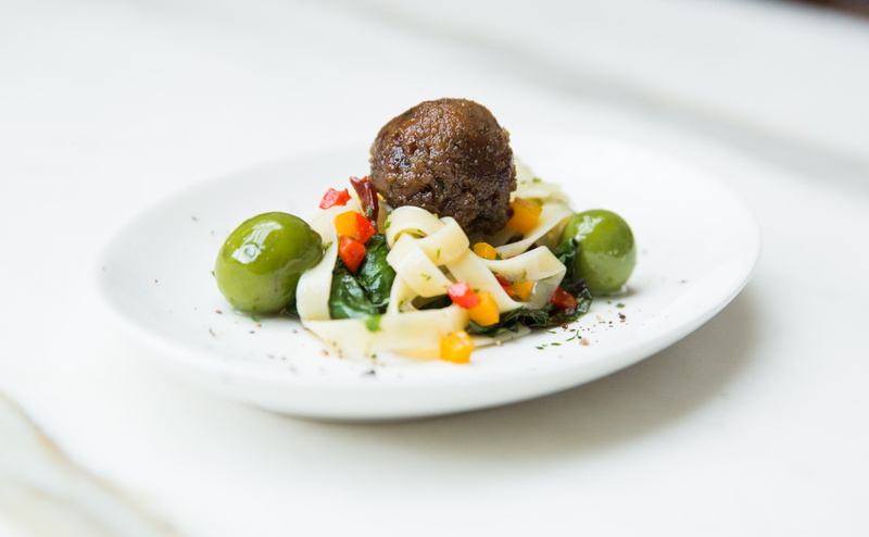Memphis Meats debuted the world’s first lab-grown meatball in San Francisco last year. Image: Memphis Meats